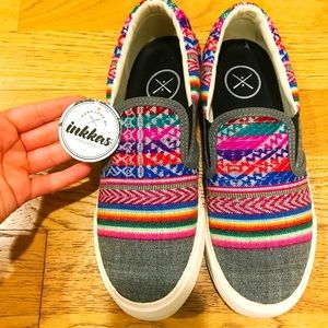 Inkkas slip on skater shoes NWT in box